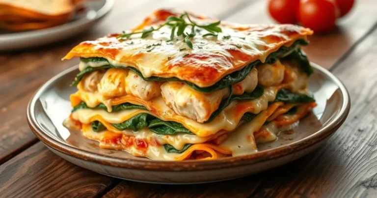 lasagne mit hähnchen